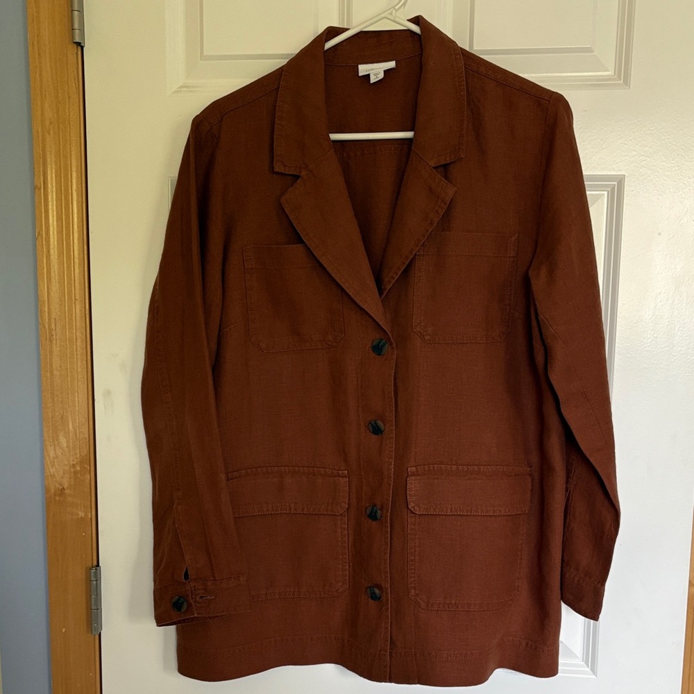 J. Jill Rust Brown Blazer